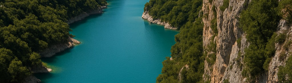 Un des lacs des Gorges du Verdon
